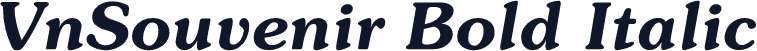 VnSouvenir Bold Italic