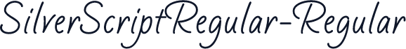 SilverScriptRegular-Regular