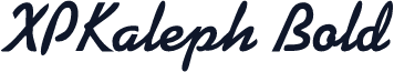 XPKaleph Bold