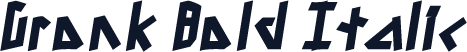 Gronk Bold Italic