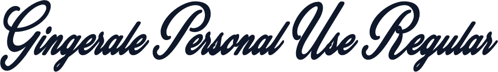 Gingerale Personal Use Regular