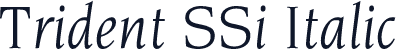 Trident SSi Italic