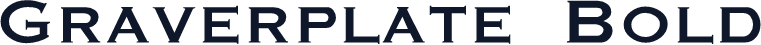 Graverplate Bold