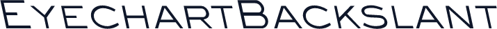 EyechartBackslant