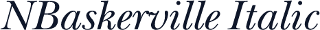 NBaskerville Italic