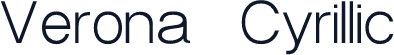 Verona Cyrillic