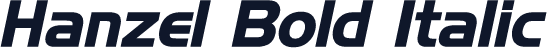 Hanzel Bold Italic