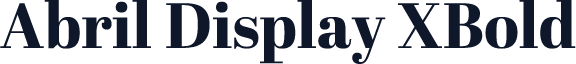 Abril Display XBold