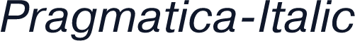 Pragmatica-Italic