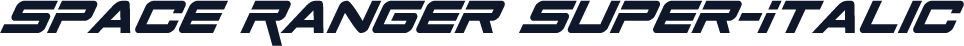 Space Ranger Super-Italic