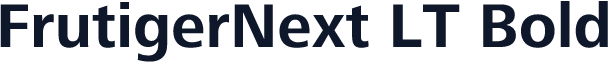 FrutigerNext LT Bold