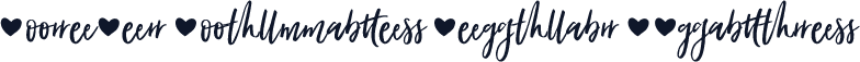 Forever Soulmates Regular Ligatures