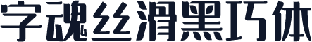 字魂丝滑黑巧体