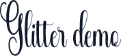 Glitter demo