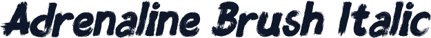 Adrenaline Brush Italic