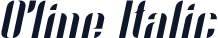 O'line Italic