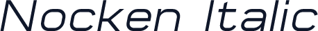 Nocken Italic