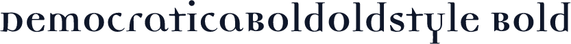 DemocraticaBoldOldstyle Bold