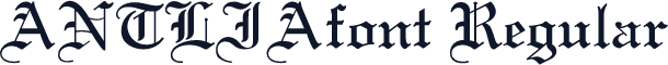 ANTLIAfont Regular