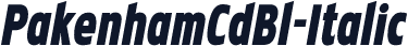 PakenhamCdBl-Italic