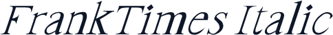 FrankTimes Italic