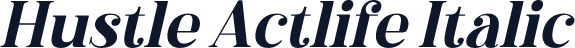 Hustle Actlife Italic