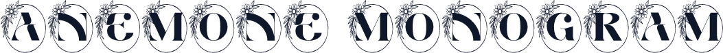Anemone Monogram