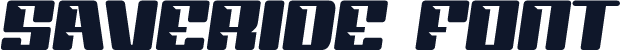 Saveride Font