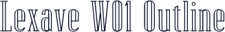 Lexave W01 Outline