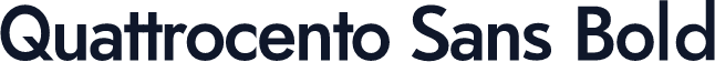 Quattrocento Sans Bold