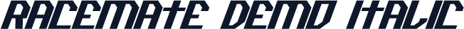 Racemate Demo Italic