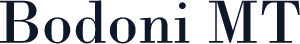 Bodoni MT
