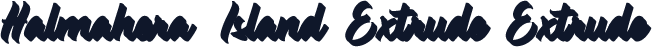 Halmahera Island Extrude Extrude
