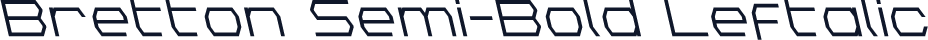 Bretton Semi-Bold Leftalic