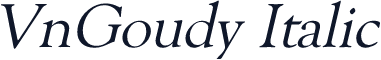 VnGoudy Italic
