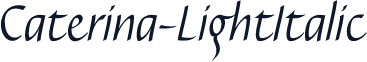 Caterina-LightItalic