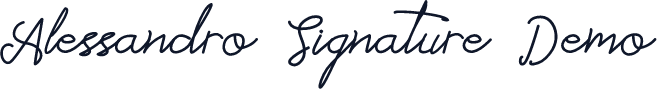 Alessandro_Signature_Demo