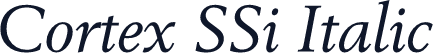Cortex SSi Italic