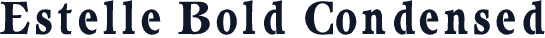 Estelle Bold Condensed