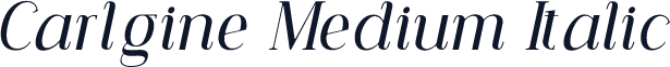 Carlgine Medium Italic