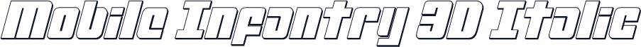 Mobile Infantry 3D Italic