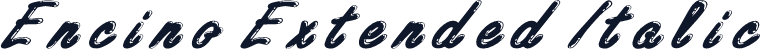 Encino Extended Italic