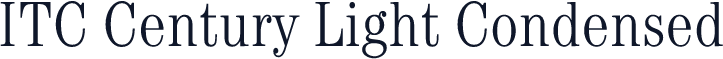 ITC Century Light Condensed