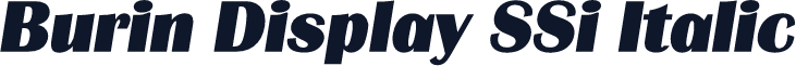 Burin Display SSi Italic