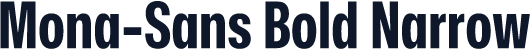 Mona-Sans Bold Narrow