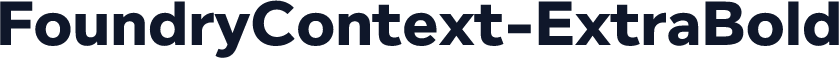 FoundryContext-ExtraBold