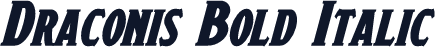 Draconis Bold Italic
