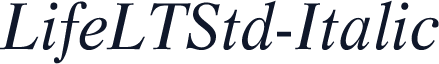 LifeLTStd-Italic