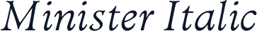 Minister Italic