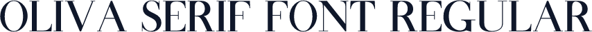 Oliva Serif Font Regular